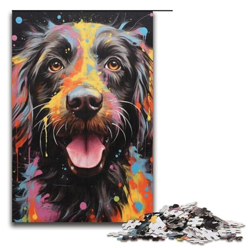 Puzzle für Erwachsene, 1000 Teile, Hunde-Graffiti-Malerei, anspruchsvolles Spiel, tolles Geschenk für Spiele, geeignet für und Jugendliche ab 14 Jahren, Größe 38 x 26 cm Puzzle für Erwachsene, 1000 Teile, Hunde-Graffiti-Malerei, anspruchsvolles Spiel, tolles Geschenk für Spiele, geeignet für und Jugendliche ab 14 Jahren, Größe 38 x 26 cm von LLONGKT