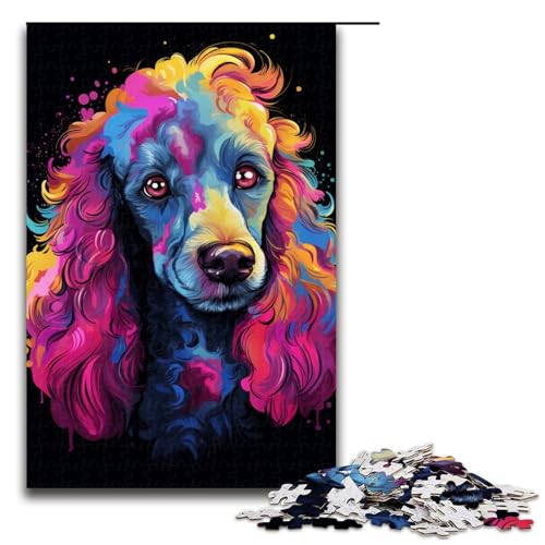 Puzzle für Erwachsene, 1000 Teile, Hunde-Puzzle, Spielzeug, Denkspiel, Geburtstagsgeschenk, Geschenke, Wandkunst (Größe 50 x 75 cm) von LLONGKT
