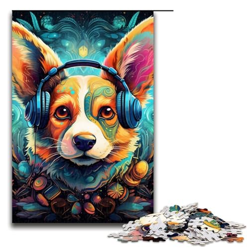 Puzzle für Erwachsene, 1000 Teile, Hundespielzeug, Denkspiel, einzigartiges Herausforderungsspiel, Größe 50 x 75 cm Puzzle für Erwachsene, 1000 Teile, Hundespielzeug, Denkspiel, einzigartiges Herausforderungsspiel, Größe 50 x 75 cm von LLONGKT
