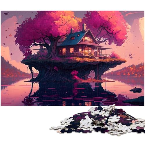 Puzzle für Erwachsene, 1000 Teile, Insellandschaft, Spielzeug, Lernspiele, Stressabbau, Geschenk zum Geburtstag, Größe 38 x 26 cm Puzzle für Erwachsene, 1000 Teile, Insellandschaft, Spielzeug, Lernspiele, Stressabbau, Geschenk zum Geburtstag, Größe 38 x 26 cm von LLONGKT