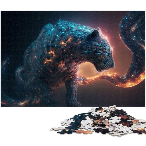 Puzzle für Erwachsene, 1000 Teile, Jaguar-Puzzle, Eltern-Kind-Interaktion, geeignet für Jugendliche ab 14 Jahren von LLONGKT
