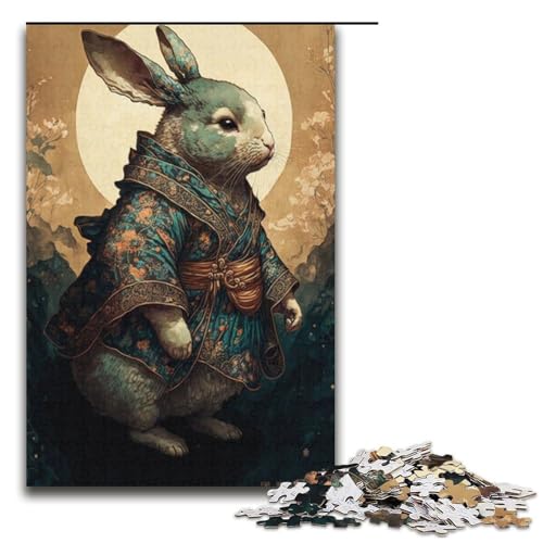 Puzzle für Erwachsene, 1000 Teile, Kaninchen-Spielzeug, Lernspiele, Stressabbau, lustiges Geschenk, Größe 38 x 26 cm Puzzle für Erwachsene, 1000 Teile, Kaninchen-Spielzeug, Lernspiele, Stressabbau, lustiges Geschenk, Größe 38 x 26 cm von LLONGKT