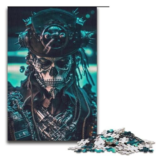 Puzzle für Erwachsene, 1000 Teile, Kapitän Skelett, Lernspiele für Zuhause, DIY-Spielzeug, Lernspiel für Geburtstag, Weihnachten, Größe 38 x 26 cm Puzzle für Erwachsene, 1000 Teile, Kapitän Skelett, Lernspiele für Zuhause, DIY-Spielzeug, Lernspiel für Geburtstag, Weihnachten, Größe 38 x 26 cm von LLONGKT
