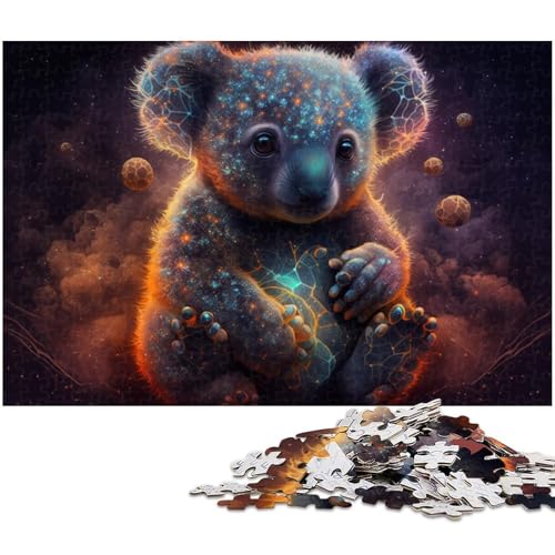 Puzzle für Erwachsene, 1000 Teile, Koala-Baby-Puzzle, Lernspielzeug, Familienspiele, Größe 50 x 75 cm von LLONGKT