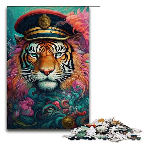 Puzzle für Erwachsene, 1000 Teile, Königstiger, Eltern-Kind-Interaktion, geeignet für Jugendliche ab 14 Jahren von LLONGKT