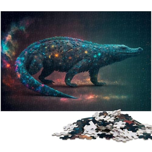 Puzzle für Erwachsene, 1000 Teile, Krokodil-Puzzle, Eltern-Kind-Interaktion, geeignet für Jugendliche ab 14 Jahren von LLONGKT