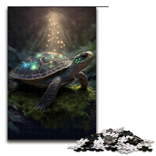 Puzzle für Erwachsene, 1000 Teile, Kunst-Schildkröten-Puzzle für Lernspiele, Herausforderung, Spielzeug, Geschenke für Freunde und Familie, Größe 50 x 75 cm Puzzle für Erwachsene, 1000 Teile, Kunst-Schildkröten-Puzzle für Lernspiele, Herausforderung, Spielzeug, Geschenke für Freunde und Familie, Größe 50 x 75 cm von LLONGKT