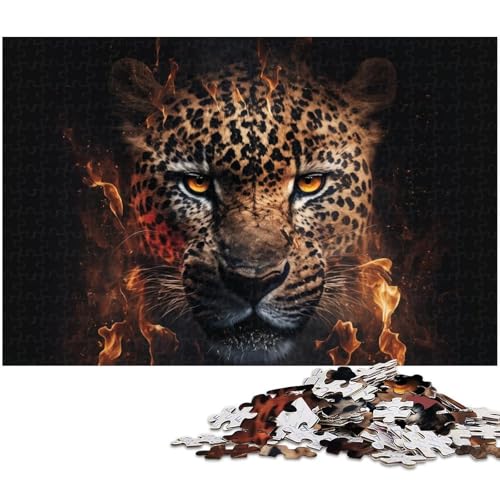 Puzzle für Erwachsene, 1000 Teile, Leoparden-Puzzle, Denkspiel, Spaß für zu Hause, Aktivitäten, Geburtstagsgeschenk, Reisegeschenk, Größe 50 x 75 cm Puzzle für Erwachsene, 1000 Teile, Leoparden-Puzzle, Denkspiel, Spaß für zu Hause, Aktivitäten, Geburtstagsgeschenk, Reisegeschenk, Größe 50 x 75 cm von LLONGKT
