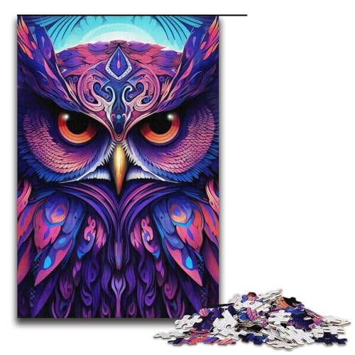 Puzzle für Erwachsene, 1000 Teile, Lila Eule, Puzzle, Eltern-Kind-Interaktion, Geeignet für Jugendliche ab 14 Jahren Puzzle für Erwachsene, 1000 Teile, Lila Eule, Puzzle, Eltern-Kind-Interaktion, Geeignet für Jugendliche ab 14 Jahren von LLONGKT