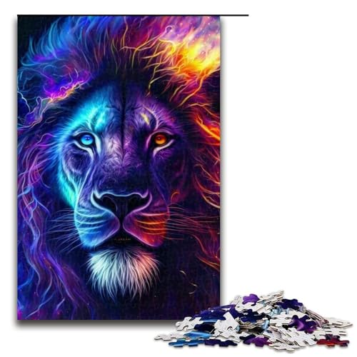 Puzzle für Erwachsene, 1000 Teile, Löwe, Lernspiele für Zuhause, DIY-Spielzeug, Lernspiel für Geburtstag, Weihnachten, Größe 50 x 75 cm Puzzle für Erwachsene, 1000 Teile, Löwe, Lernspiele für Zuhause, DIY-Spielzeug, Lernspiel für Geburtstag, Weihnachten, Größe 50 x 75 cm von LLONGKT