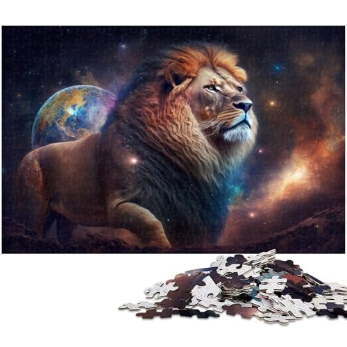 Puzzle für Erwachsene, 1000 Teile, Löwen-Puzzle, Denkspiel, Spaß für zu Hause, Aktivitäten, Geburtstagsgeschenk, Reisegeschenk, Größe 38 x 26 cm Puzzle für Erwachsene, 1000 Teile, Löwen-Puzzle, Denkspiel, Spaß für zu Hause, Aktivitäten, Geburtstagsgeschenk, Reisegeschenk, Größe 38 x 26 cm von LLONGKT