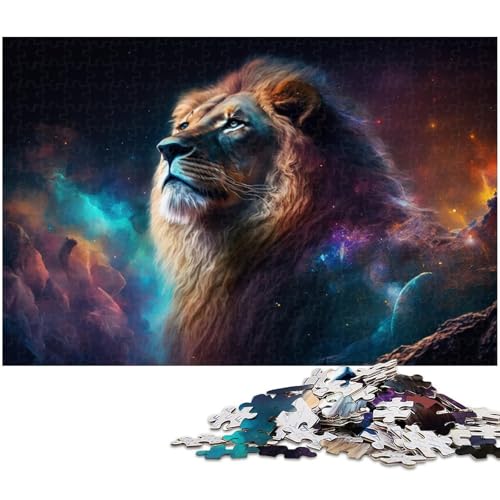 Puzzle für Erwachsene, 1000 Teile, Löwen-Puzzle, Denkspiel, Spaß für zu Hause, Aktivitäten, Geburtstagsgeschenk, Reisegeschenk, Größe 38 x 26 cm Puzzle für Erwachsene, 1000 Teile, Löwen-Puzzle, Denkspiel, Spaß für zu Hause, Aktivitäten, Geburtstagsgeschenk, Reisegeschenk, Größe 38 x 26 cm von LLONGKT