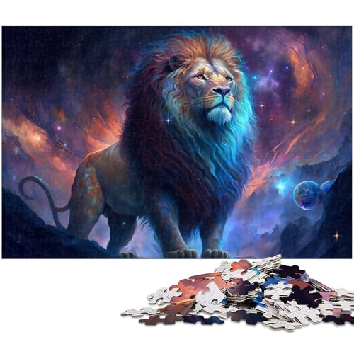 Puzzle für Erwachsene, 1000 Teile, Löwen-Puzzle, Denkspiel, Spaß für zu Hause, Aktivitäten, Geburtstagsgeschenk, Reisegeschenk, Größe 50 x 75 cm Puzzle für Erwachsene, 1000 Teile, Löwen-Puzzle, Denkspiel, Spaß für zu Hause, Aktivitäten, Geburtstagsgeschenk, Reisegeschenk, Größe 50 x 75 cm von LLONGKT