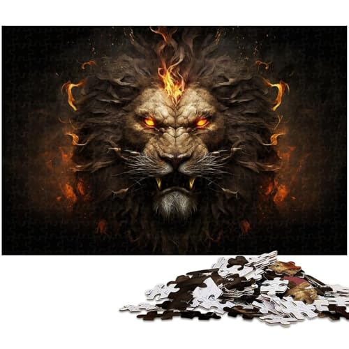 Puzzle für Erwachsene, 1000 Teile, Löwen-Puzzle, Denkspiel, Spaß für zu Hause, Aktivitäten, Geburtstagsgeschenk, Reisegeschenk, Größe 50 x 75 cm Puzzle für Erwachsene, 1000 Teile, Löwen-Puzzle, Denkspiel, Spaß für zu Hause, Aktivitäten, Geburtstagsgeschenk, Reisegeschenk, Größe 50 x 75 cm von LLONGKT