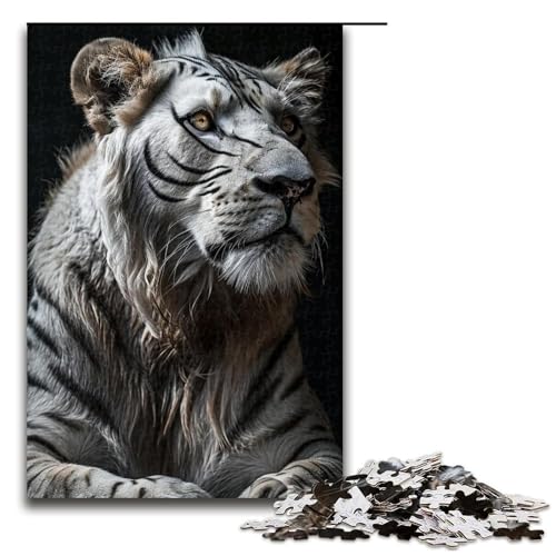 Puzzle für Erwachsene, 1000 Teile, Löwen-Puzzle, Heimdekoration, Puzzlespielzeug, einzigartige Heimdekoration und Geschenke, Größe 50 x 75 cm Puzzle für Erwachsene, 1000 Teile, Löwen-Puzzle, Heimdekoration, Puzzlespielzeug, einzigartige Heimdekoration und Geschenke, Größe 50 x 75 cm von LLONGKT