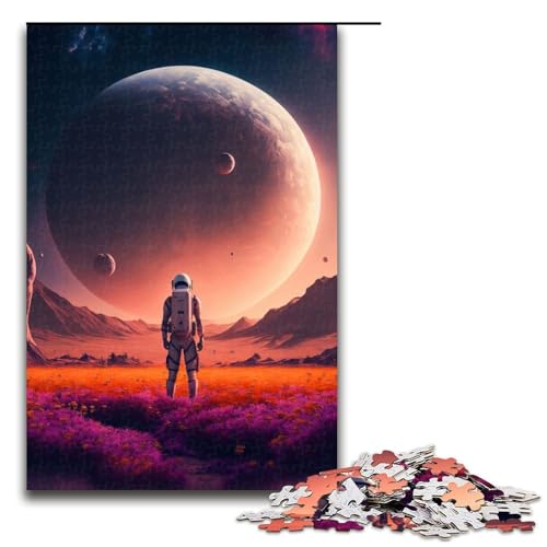 Puzzle für Erwachsene, 1000 Teile, Marslandschaft, Puzzlespiel, tolles Teenager ab 14 Jahren, Größe 50 x 75 cm von LLONGKT
