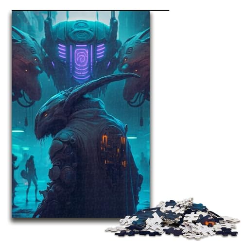 Puzzle für Erwachsene, 1000 Teile, Mechanisches Monster-Puzzle, Lernspiele, Heimdekoration, Puzzlegröße 50 x 75 cm Puzzle für Erwachsene, 1000 Teile, Mechanisches Monster-Puzzle, Lernspiele, Heimdekoration, Puzzlegröße 50 x 75 cm von LLONGKT