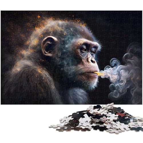 Puzzle für Erwachsene, 1000 Teile, Monkey Nebula Puzzle, Denkspiel, Spaß für zu Hause, Aktivitäten, Geburtstagsgeschenk, Reisegeschenk, Größe 38 x 26 cm Puzzle für Erwachsene, 1000 Teile, Monkey Nebula Puzzle, Denkspiel, Spaß für zu Hause, Aktivitäten, Geburtstagsgeschenk, Reisegeschenk, Größe 38 x 26 cm von LLONGKT