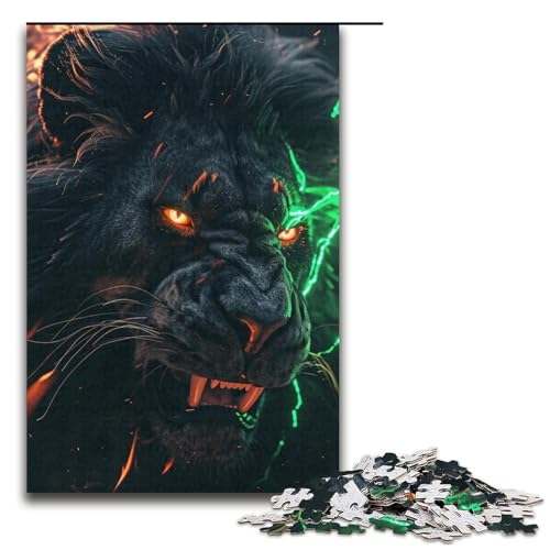 Puzzle für Erwachsene, 1000 Teile, Mutant Emerald Lions, anspruchsvolles Spiel, tolles Geschenk für Spiele, geeignet für und Jugendliche ab 14 Jahren, Größe 38 x 26 cm Puzzle für Erwachsene, 1000 Teile, Mutant Emerald Lions, anspruchsvolles Spiel, tolles Geschenk für Spiele, geeignet für und Jugendliche ab 14 Jahren, Größe 38 x 26 cm von LLONGKT