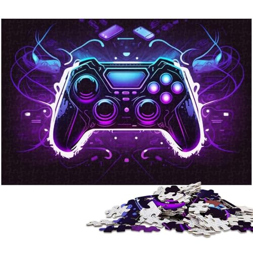 Puzzle für Erwachsene, 1000 Teile, Neon-Retro-Spiele, Lernspielzeug, Familienspiele, gutes Geschenk, Größe 50 x 75 cm Puzzle für Erwachsene, 1000 Teile, Neon-Retro-Spiele, Lernspielzeug, Familienspiele, gutes Geschenk, Größe 50 x 75 cm von LLONGKT