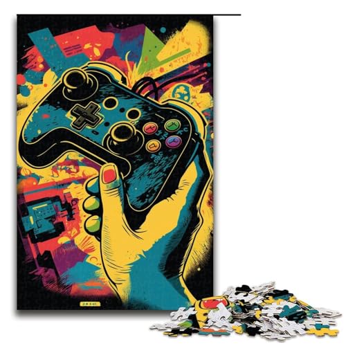 Puzzle für Erwachsene, 1000 Teile, Neon-Spiel, Holzpuzzle, Familiendekoration, Größe 50 x 75 cm Puzzle für Erwachsene, 1000 Teile, Neon-Spiel, Holzpuzzle, Familiendekoration, Größe 50 x 75 cm von LLONGKT