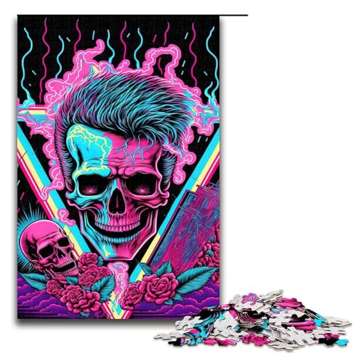 Puzzle für Erwachsene, 1000 Teile, Neonlandschaft, Holzpuzzle, Familiendekoration, Größe 50 x 75 cm Puzzle für Erwachsene, 1000 Teile, Neonlandschaft, Holzpuzzle, Familiendekoration, Größe 50 x 75 cm von LLONGKT