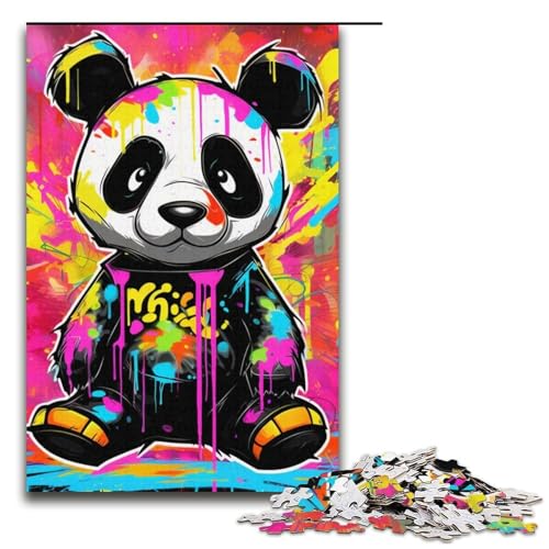 Puzzle für Erwachsene, 1000 Teile, Panda-Art-Graffiti-Puzzle – anspruchsvolles Spiel, tolles Geschenk für Spiele, geeignet für und Jugendliche ab 14 Jahren, Größe 38 x 26 cm Puzzle für Erwachsene, 1000 Teile, Panda-Art-Graffiti-Puzzle – anspruchsvolles Spiel, tolles Geschenk für Spiele, geeignet für und Jugendliche ab 14 Jahren, Größe 38 x 26 cm von LLONGKT