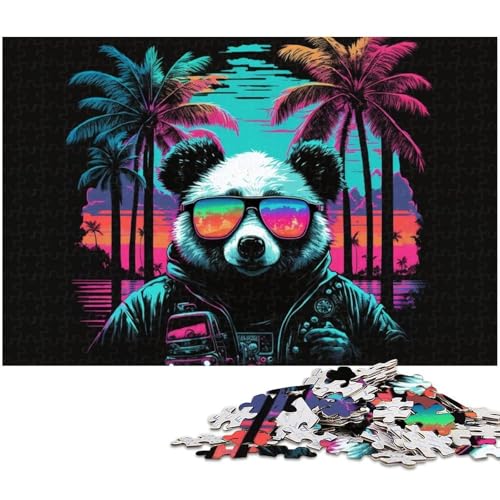 Puzzle für Erwachsene, 1000 Teile, Panda-Puzzle, Wanddekoration, einzigartige Geburtstags, Größe 38 x 26 cm Puzzle für Erwachsene, 1000 Teile, Panda-Puzzle, Wanddekoration, einzigartige Geburtstags, Größe 38 x 26 cm von LLONGKT