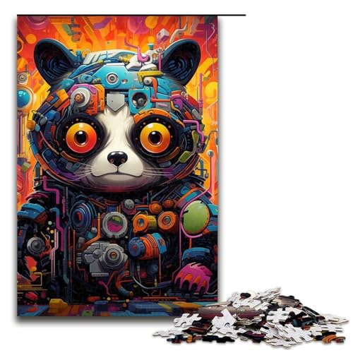 Puzzle für Erwachsene, 1000 Teile, Panda-Spielzeug, Denkspiel, einzigartiges Herausforderungsspiel, Größe 50 x 75 cm von LLONGKT