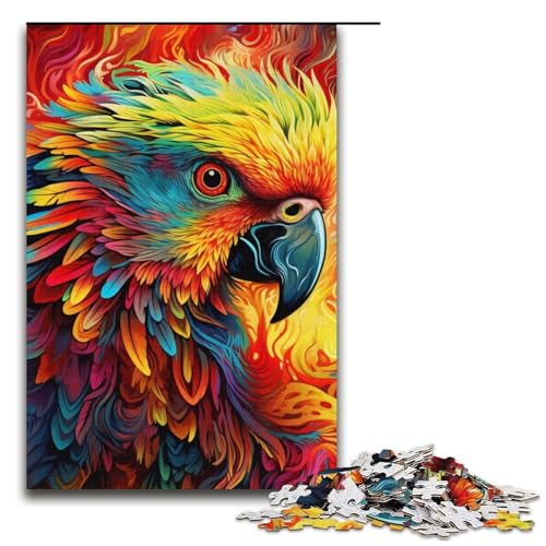 Puzzle für Erwachsene, 1000 Teile, Papagei, Denksportaufgabe, einzigartiges Geburtstags-Puzzle, Größe 38 x 26 cm Puzzle für Erwachsene, 1000 Teile, Papagei, Denksportaufgabe, einzigartiges Geburtstags-Puzzle, Größe 38 x 26 cm von LLONGKT