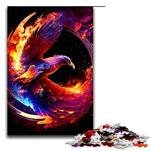 Puzzle für Erwachsene, 1000 Teile, Phoenix-Puzzle, Familiendekoration, Größe 50 x 75 cm Puzzle für Erwachsene, 1000 Teile, Phoenix-Puzzle, Familiendekoration, Größe 50 x 75 cm von LLONGKT