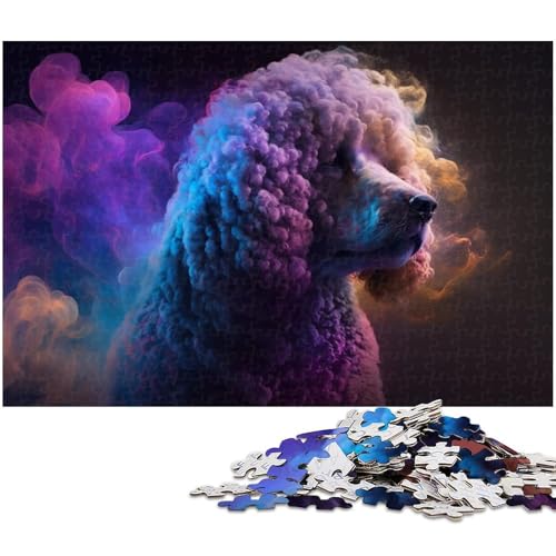 Puzzle für Erwachsene, 1000 Teile, Pudel, unmögliches Puzzle, Stressabbau für und Teenager ab 14 Jahren, Größe 50 x 75 cm Puzzle für Erwachsene, 1000 Teile, Pudel, unmögliches Puzzle, Stressabbau für und Teenager ab 14 Jahren, Größe 50 x 75 cm von LLONGKT