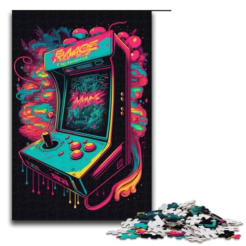 Puzzle für Erwachsene, 1000 Teile, Puzzle-Spielzeug, Denkspiel, Geburtstagsgeschenk, Geschenke, Wandkunst (Größe 50 x 75 cm) von LLONGKT