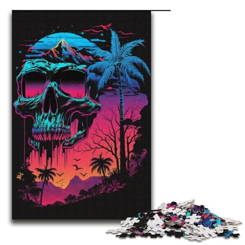 Puzzle für Erwachsene, 1000 Teile, Retro-Straßenszene, Puzzle, Spielzeug, Denkspiel, Geburtstagsgeschenk, Geschenke, Wandkunst (Größe 38 x 26 cm) von LLONGKT