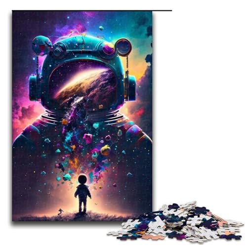 Puzzle für Erwachsene, 1000 Teile, Roboterträume, Familiendekoration, Größe 50 x 75 cm von LLONGKT