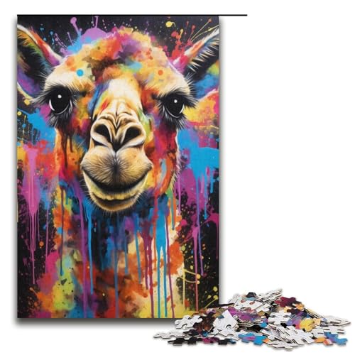 Puzzle für Erwachsene, 1000 Teile, Schmetterlings-Graffiti-Malerei, Eltern-Kind-Interaktion, geeignet für Jugendliche ab 14 Jahren von LLONGKT