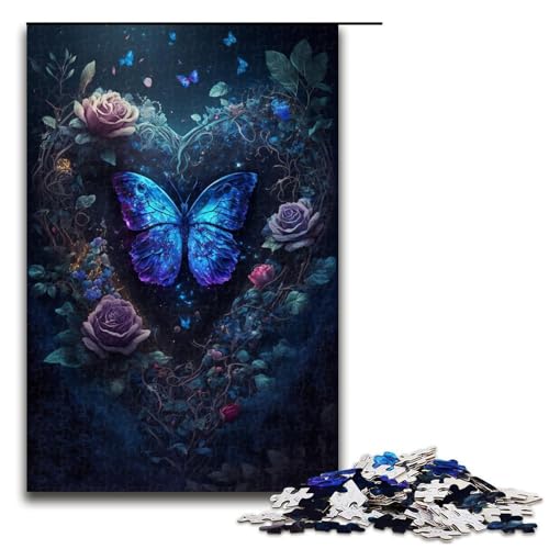 Puzzle für Erwachsene, 1000 Teile, Schmetterlings-Mal-Puzzlespiel, tolle Geschenke zu Weihnachten für Teenager ab 14 Jahren, Größe 50 x 75 cm Puzzle für Erwachsene, 1000 Teile, Schmetterlings-Mal-Puzzlespiel, tolle Geschenke zu Weihnachten für Teenager ab 14 Jahren, Größe 50 x 75 cm von LLONGKT