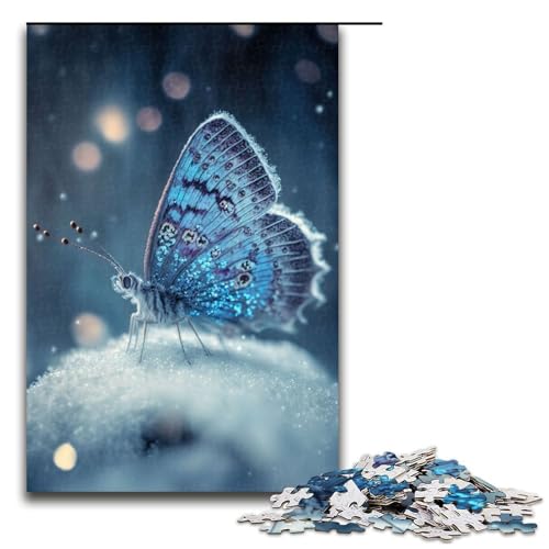 Puzzle für Erwachsene, 1000 Teile, Schmetterlings-Puzzle, Spielzeug zum Stressabbau, schwierige Herausforderung, Größe 50 x 75 cm Puzzle für Erwachsene, 1000 Teile, Schmetterlings-Puzzle, Spielzeug zum Stressabbau, schwierige Herausforderung, Größe 50 x 75 cm von LLONGKT