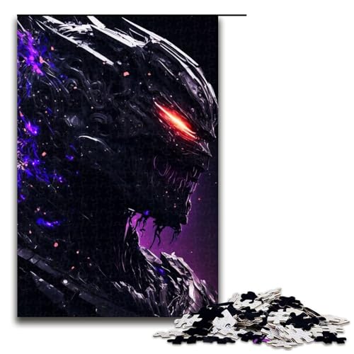 Puzzle für Erwachsene, 1000 Teile, Schwarzer Helm im Weltraum, Holzpuzzle, Heimdekoration, Größe 50 x 75 cm Puzzle für Erwachsene, 1000 Teile, Schwarzer Helm im Weltraum, Holzpuzzle, Heimdekoration, Größe 50 x 75 cm von LLONGKT