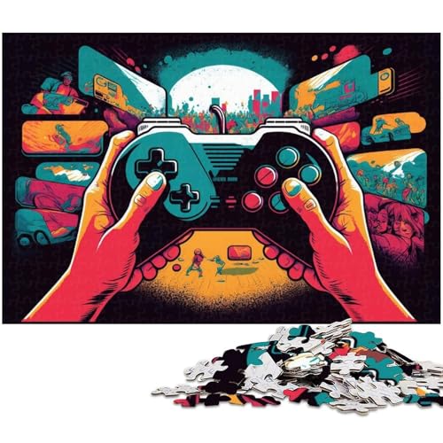 Puzzle für Erwachsene, 1000 Teile, Spiel, Neon, pädagogisches Spielzeug zum Stressabbau, Puzzle, tolles Geschenk für Spiele, Größe 50 x 75 cm Puzzle für Erwachsene, 1000 Teile, Spiel, Neon, pädagogisches Spielzeug zum Stressabbau, Puzzle, tolles Geschenk für Spiele, Größe 50 x 75 cm von LLONGKT