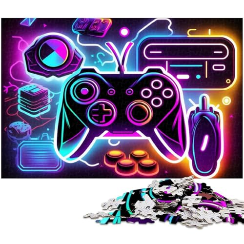 Puzzle für Erwachsene, 1000 Teile, Spiel, Neon-Lernspielzeug, Familienspiele, verbessert das Gedächtnis, Größe 38 x 26 cm Puzzle für Erwachsene, 1000 Teile, Spiel, Neon-Lernspielzeug, Familienspiele, verbessert das Gedächtnis, Größe 38 x 26 cm von LLONGKT