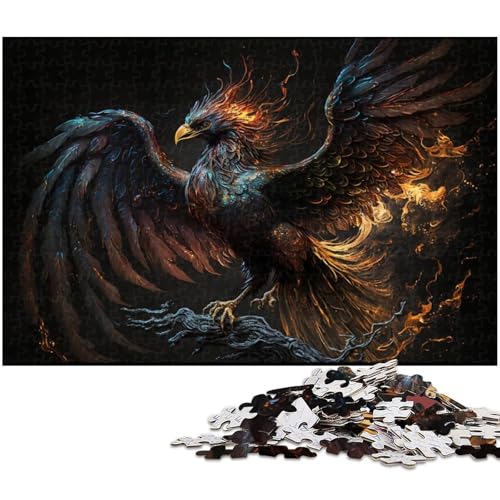 Puzzle für Erwachsene, 1000 Teile, Spirit Phoenix Puzzle-Quizspiel, ganze Familie, Größe 38 x 26 cm von LLONGKT