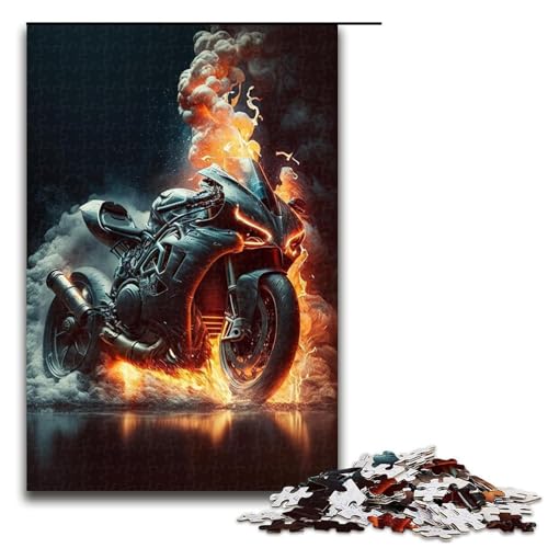 Puzzle für Erwachsene, 1000 Teile, Sportwagen-Puzzle, Eltern-Kind-Interaktion, geeignet für Jugendliche ab 14 Jahren von LLONGKT