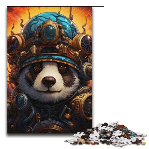 Puzzle für Erwachsene, 1000 Teile, Steampunk-Panda-Puzzle – anspruchsvolles Spiel, tolles Geschenk für Spiele, geeignet für und Jugendliche ab 14 Jahren, Größe 38 x 26 cm Puzzle für Erwachsene, 1000 Teile, Steampunk-Panda-Puzzle – anspruchsvolles Spiel, tolles Geschenk für Spiele, geeignet für und Jugendliche ab 14 Jahren, Größe 38 x 26 cm von LLONGKT