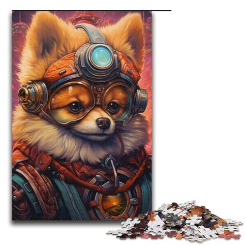 Puzzle für Erwachsene, 1000 Teile, Steampunk-Puzzle mit Zwergspitz – anspruchsvolles Spiel, tolles Geschenk für Spiele, geeignet für und Jugendliche ab 14 Jahren, Größe 38 x 26 cm Puzzle für Erwachsene, 1000 Teile, Steampunk-Puzzle mit Zwergspitz – anspruchsvolles Spiel, tolles Geschenk für Spiele, geeignet für und Jugendliche ab 14 Jahren, Größe 38 x 26 cm von LLONGKT