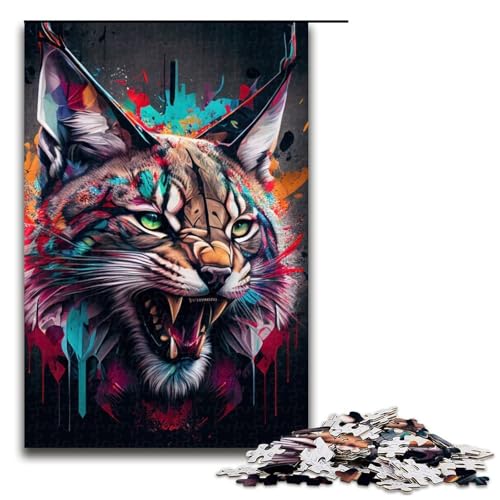 Puzzle für Erwachsene, 1000 Teile, The Honesty Lynx, Lernspiele für Zuhause, DIY-Spielzeug, Lernspiel für Geburtstag, Weihnachten, Größe 50 x 75 cm Puzzle für Erwachsene, 1000 Teile, The Honesty Lynx, Lernspiele für Zuhause, DIY-Spielzeug, Lernspiel für Geburtstag, Weihnachten, Größe 50 x 75 cm von LLONGKT