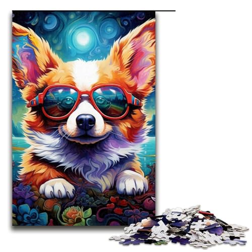 Puzzle für Erwachsene, 1000 Teile, Tier-Corgi-Spielzeug, Denkspiel, einzigartiges Herausforderungsspiel, Größe 50 x 75 cm Puzzle für Erwachsene, 1000 Teile, Tier-Corgi-Spielzeug, Denkspiel, einzigartiges Herausforderungsspiel, Größe 50 x 75 cm von LLONGKT