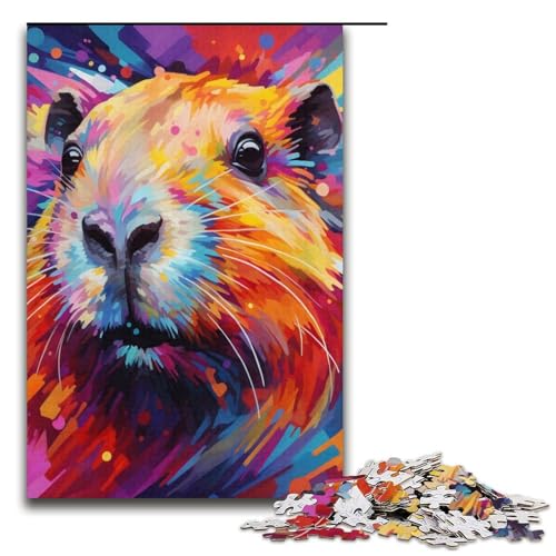 Puzzle für Erwachsene, 1000 Teile, Tier-Meerschweinchen-Puzzle – anspruchsvolles Spiel, tolles Geschenk für Spiele, geeignet für Kinder und Jugendliche ab 14 Jahren, Größe 38 x 26 cm Puzzle für Erwachsene, 1000 Teile, Tier-Meerschweinchen-Puzzle – anspruchsvolles Spiel, tolles Geschenk für Spiele, geeignet für Kinder und Jugendliche ab 14 Jahren, Größe 38 x 26 cm von LLONGKT