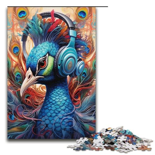 Puzzle für Erwachsene, 1000 Teile, Tier-Pfau, Lernspiele für Zuhause, DIY-Spielzeug, Stressabbau, Staycation, Zeit totschlagen, Größe 38 x 26 cm Puzzle für Erwachsene, 1000 Teile, Tier-Pfau, Lernspiele für Zuhause, DIY-Spielzeug, Stressabbau, Staycation, Zeit totschlagen, Größe 38 x 26 cm von LLONGKT