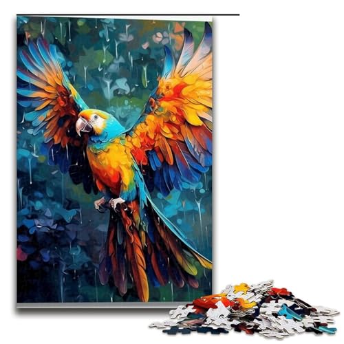 Puzzle für Erwachsene, 1000 Teile, Tiere, Vögel, Papageien, Stressabbau, Weihnachtswunschliste mit Weihnachtsmann, Größe 50 x 75 cm Puzzle für Erwachsene, 1000 Teile, Tiere, Vögel, Papageien, Stressabbau, Weihnachtswunschliste mit Weihnachtsmann, Größe 50 x 75 cm von LLONGKT